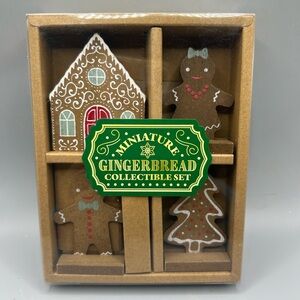 Target Bullseye Playground Miniature Wood Gingerbread Collectible Set 2025 NEW